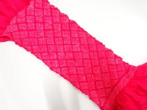 正絹　絞り　帯揚げ